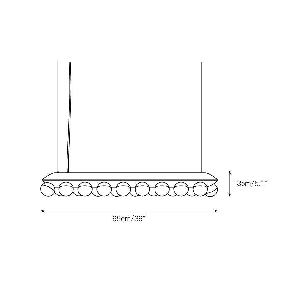 Ulvinos Lustre Résine Verre Créativité Individuelle - Neutralighting
