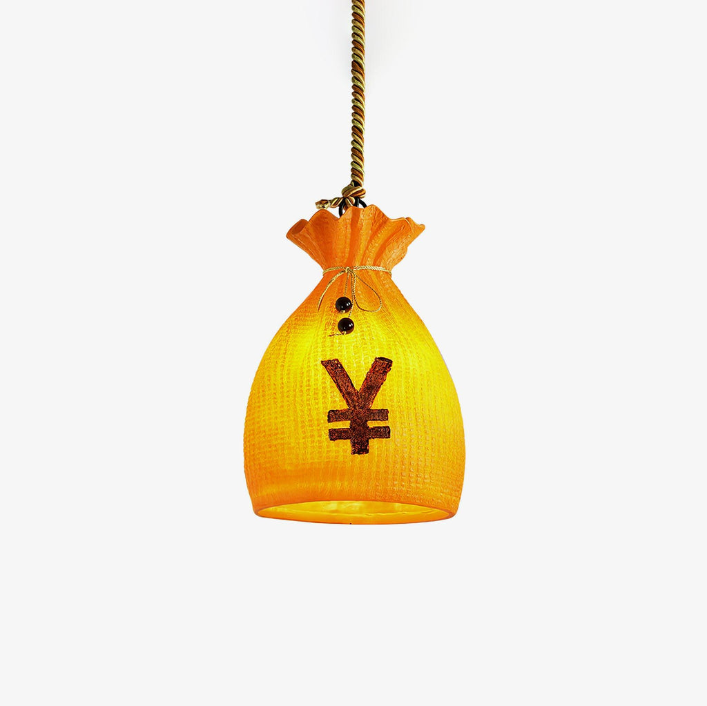 Eurmira Lampe Pendante Poche en Résine Art Unique - Neutralighting