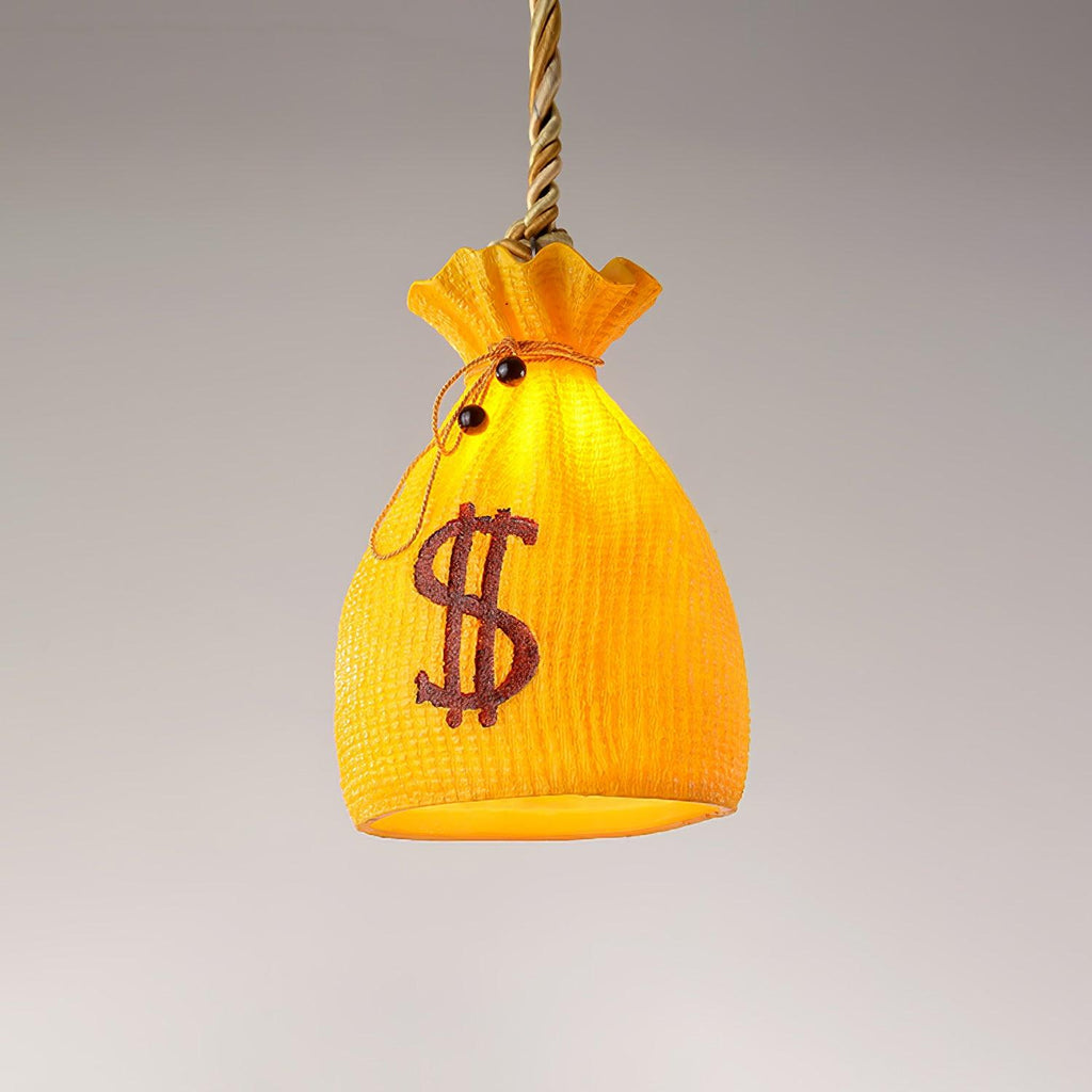 Eurmira Lampe Pendante Poche en Résine Art Unique - Neutralighting