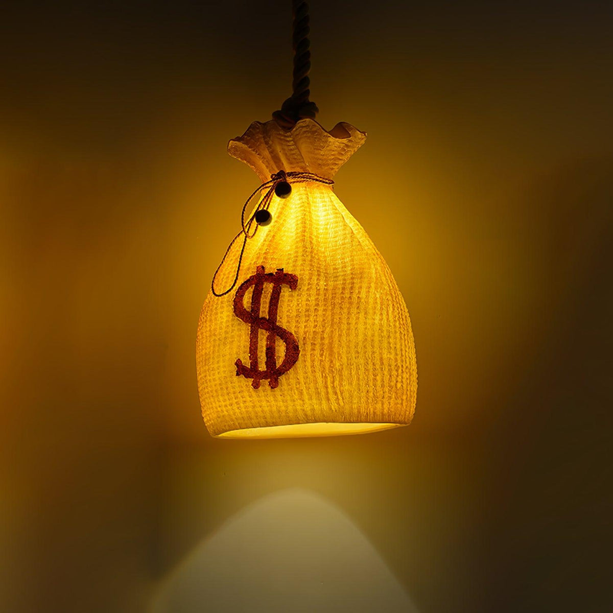 Eurmira Lampe Pendante Poche en Résine Art Unique - Neutralighting