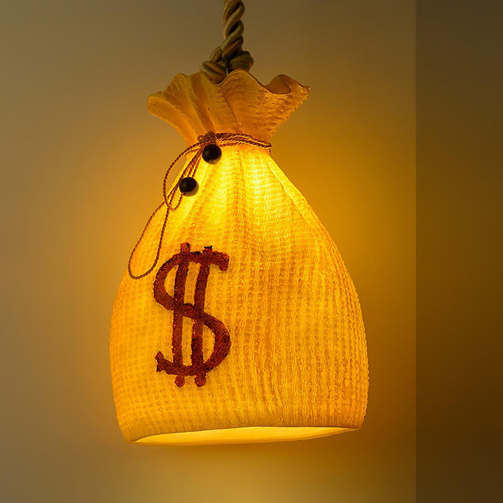 Eurmira Lampe Pendante Poche en Résine Art Unique - Neutralighting