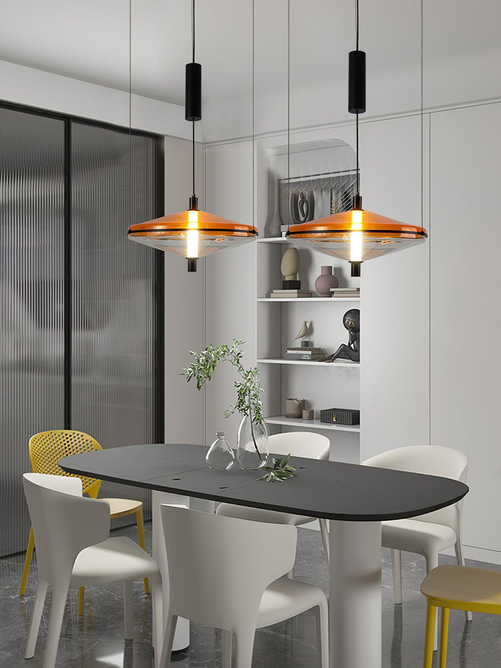 Elion Lampe Pendante Acrylique Rétro - Neutralighting