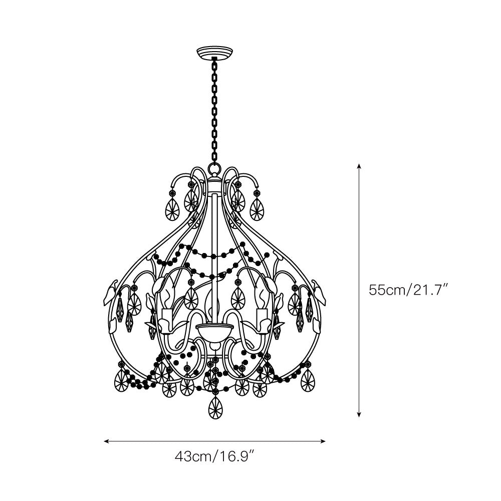Ivsolarae Lustre Postmoderne en Cristal Ee Luxe - Neutralighting