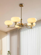 Lustra Suspension en Verre Globe Cadre en Laiton - Neutralighting
