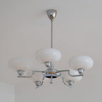 Lustra Suspension en Verre Globe Cadre en Laiton - Neutralighting