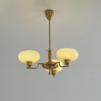 Lustra Suspension en Verre Globe Cadre en Laiton - Neutralighting