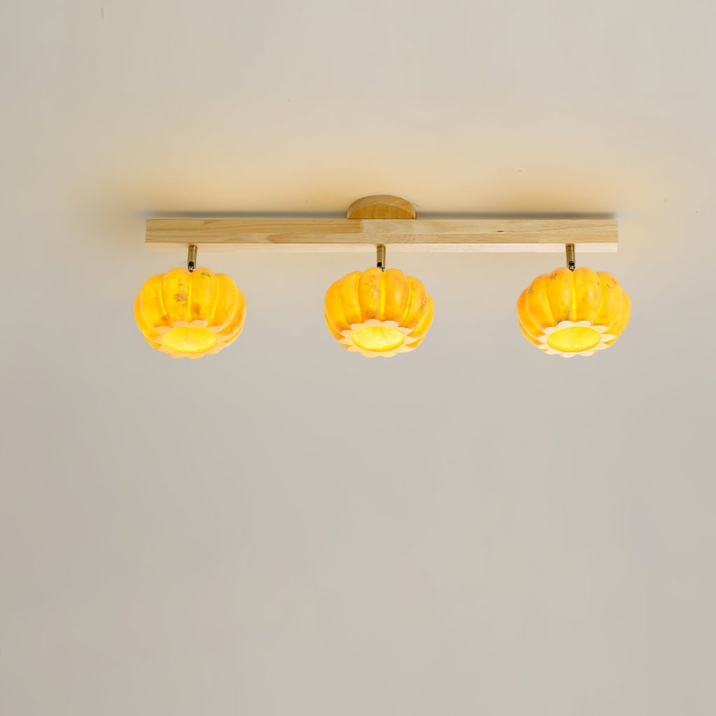 Muto Plafonnier Moderne Bois Résine Chambre à Coucher Couloir - Neutralighting