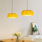 Arisha Citrouille Suspension Jaune Résin Chambre à Coucher Salle à Manger - Neutralighting