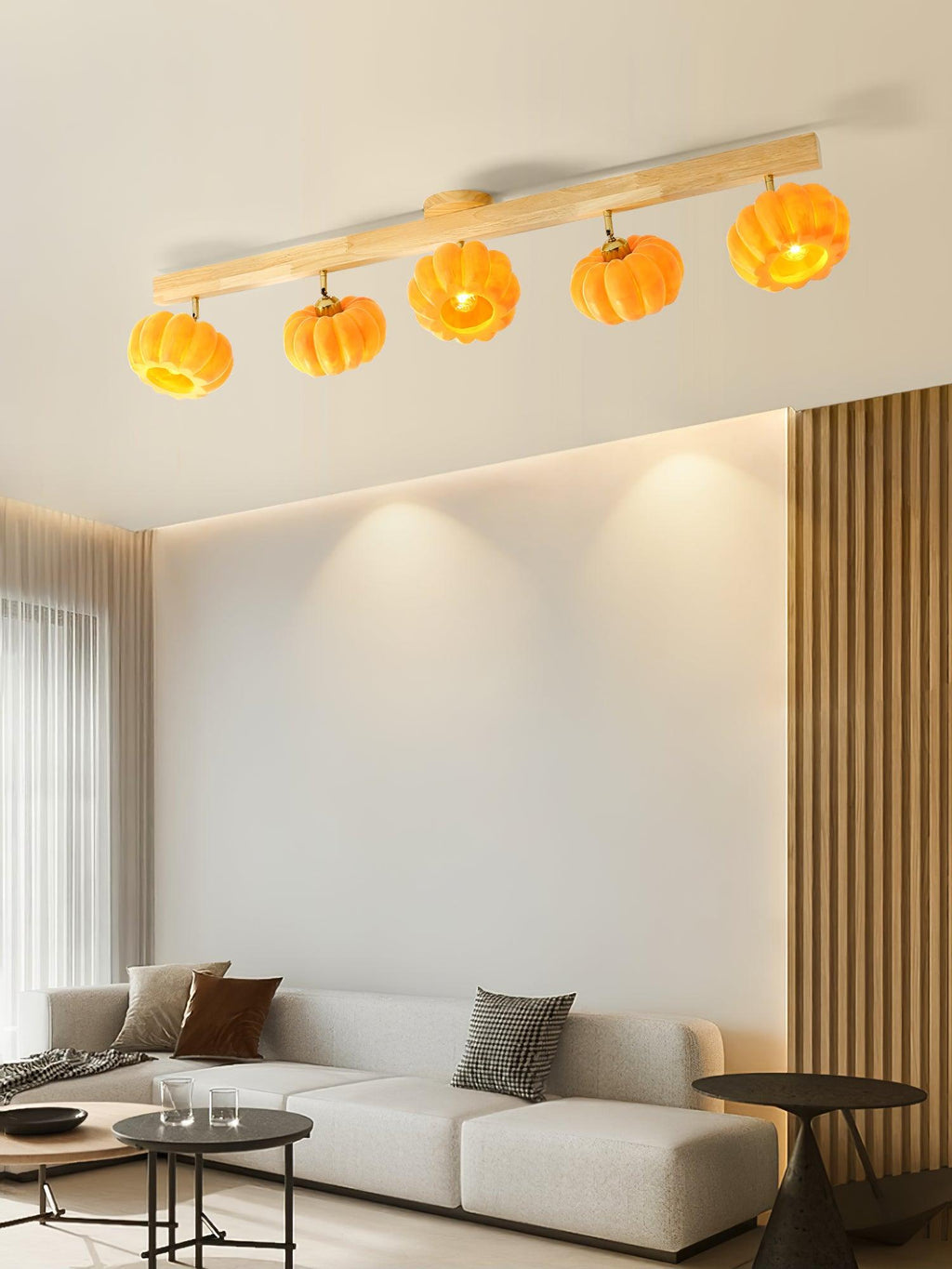 Pumpkin Plafonnier en Bois - Neutralighting