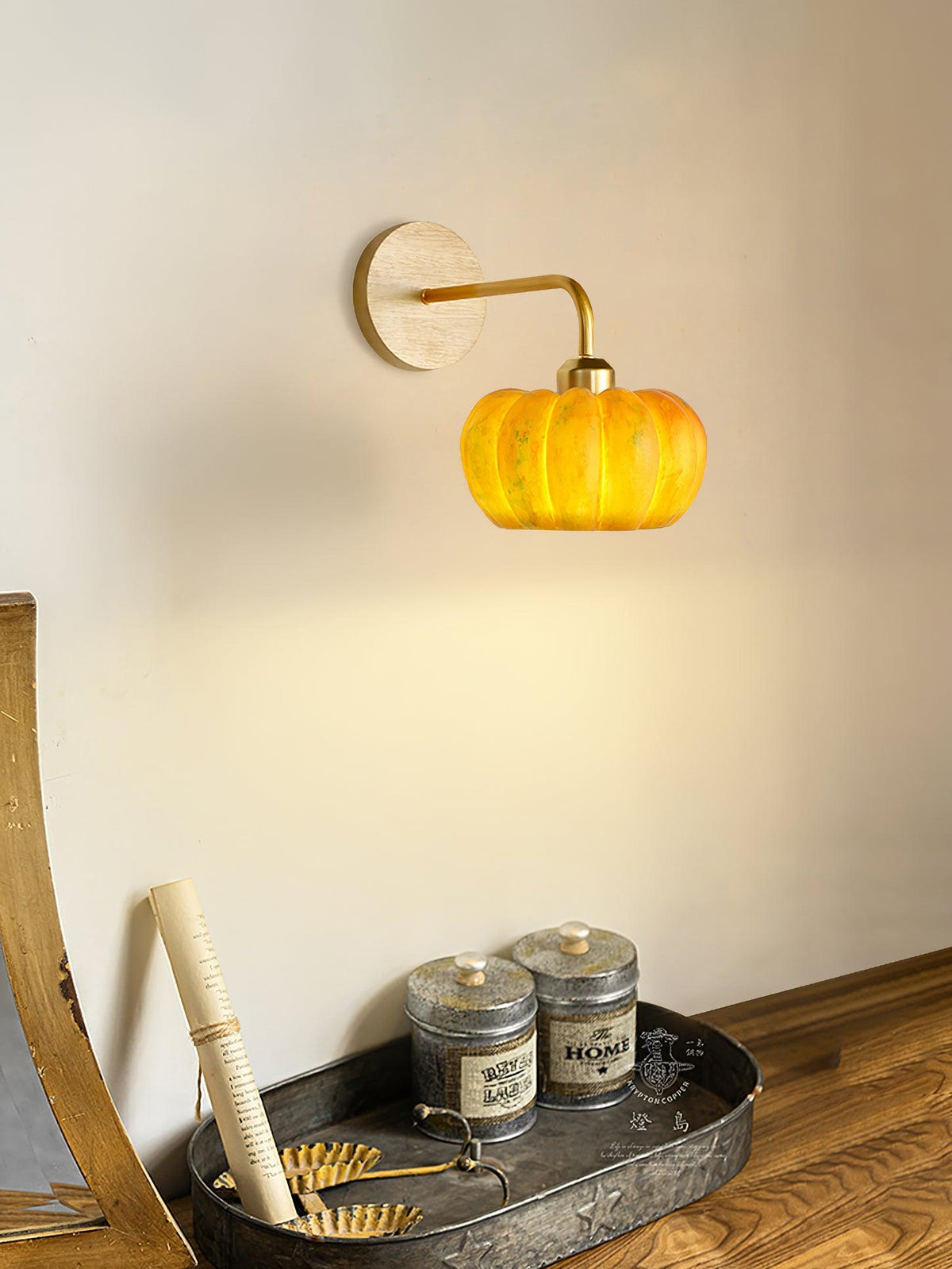 Vilorel Applique Murale Citrouille Créative - Neutralighting