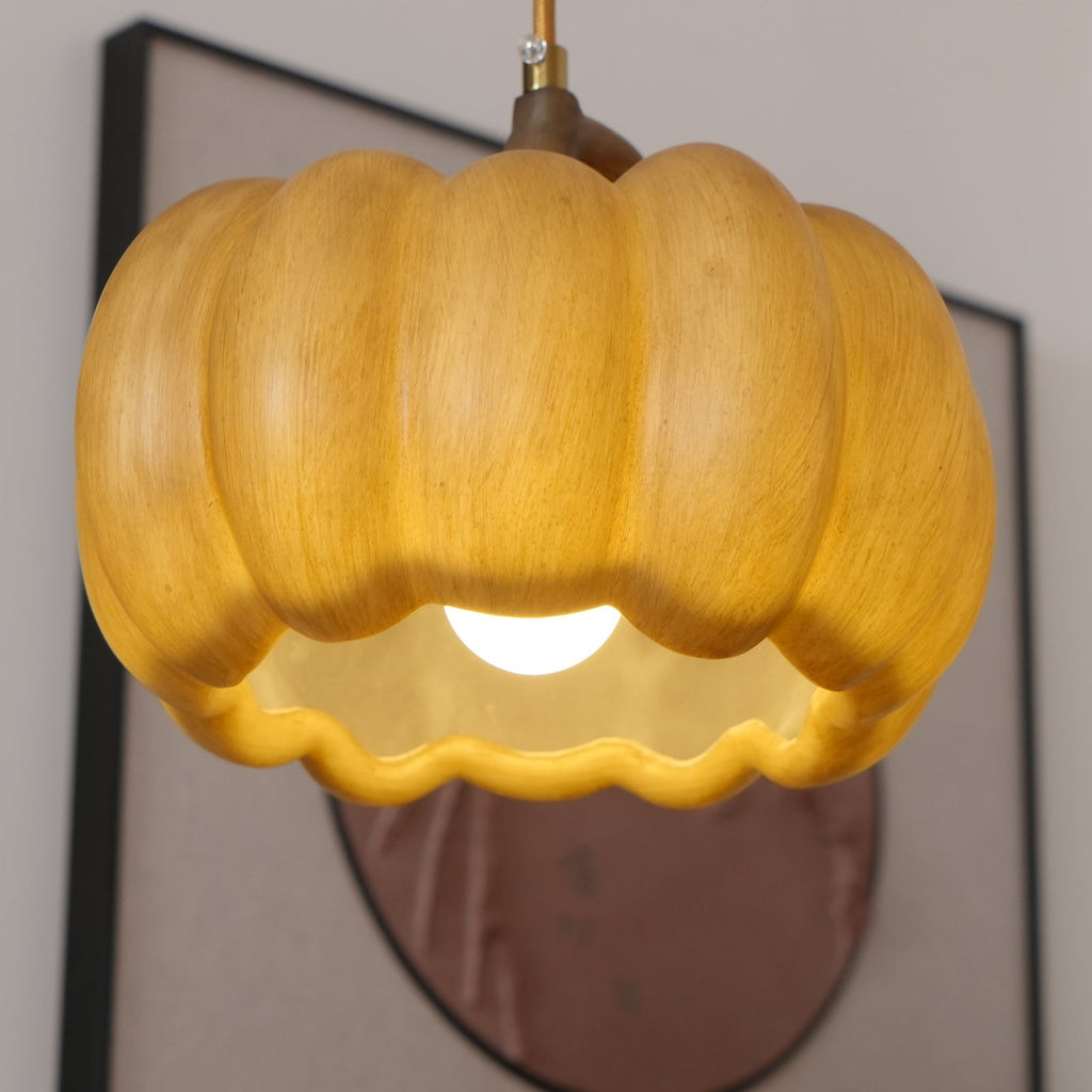 Duzy Pumpkin Lampe Suspendue Résine Vintage Japonaise - Neutralighting