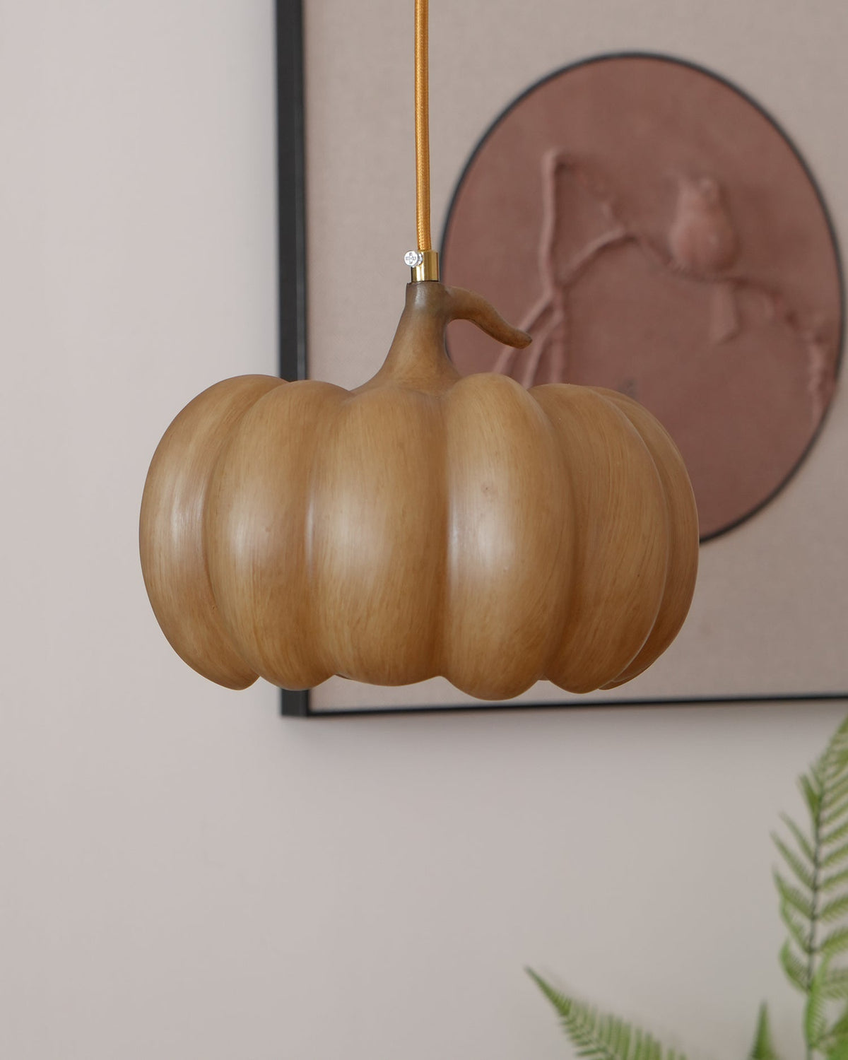 Duzy Pumpkin Lampe Suspendue Résine Vintage Japonaise - Neutralighting