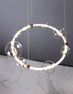 Lustra Chandelier en Verre Minimaliste - Neutralighting