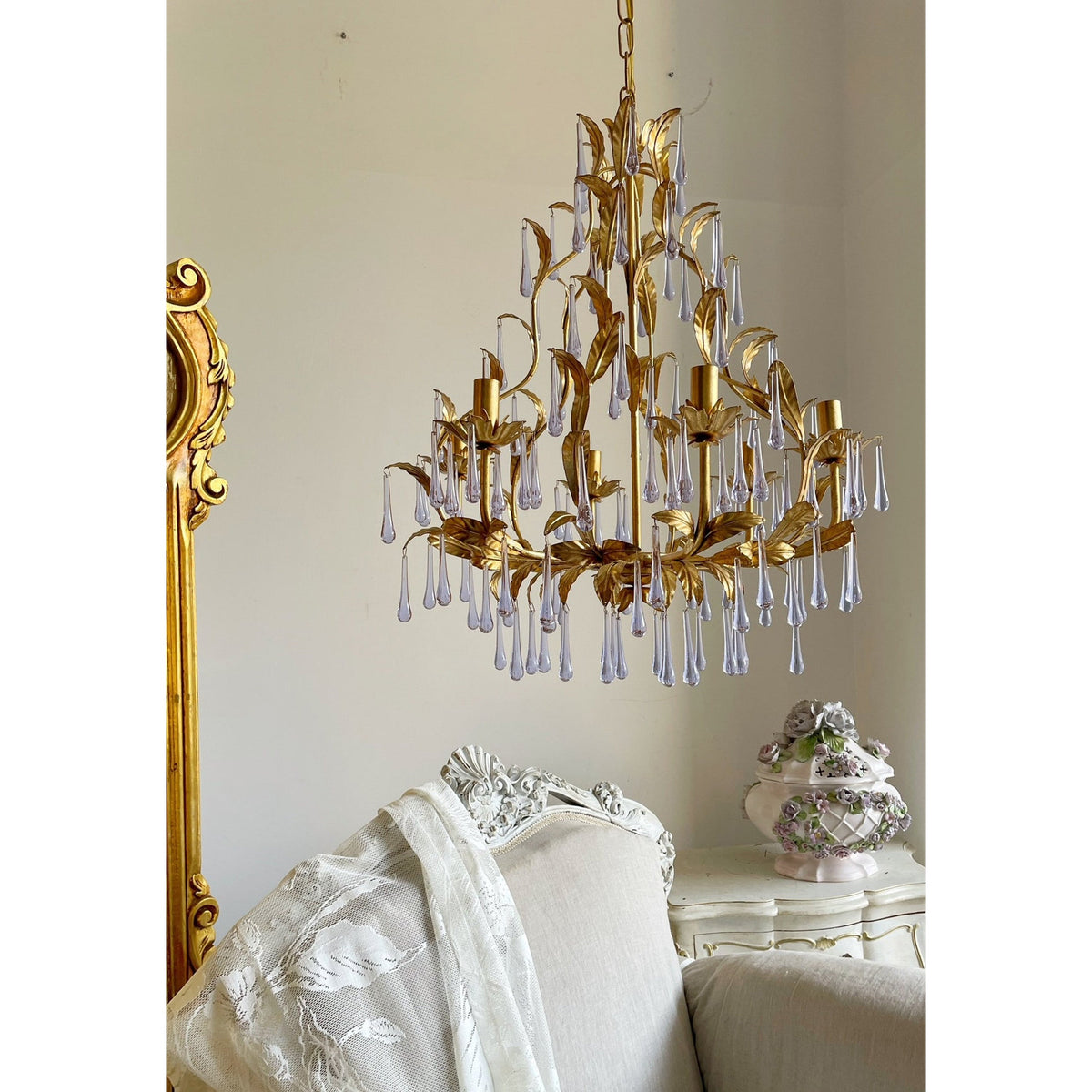 Ilvenel Lustre de Luxe en Verre Violet - Neutralighting