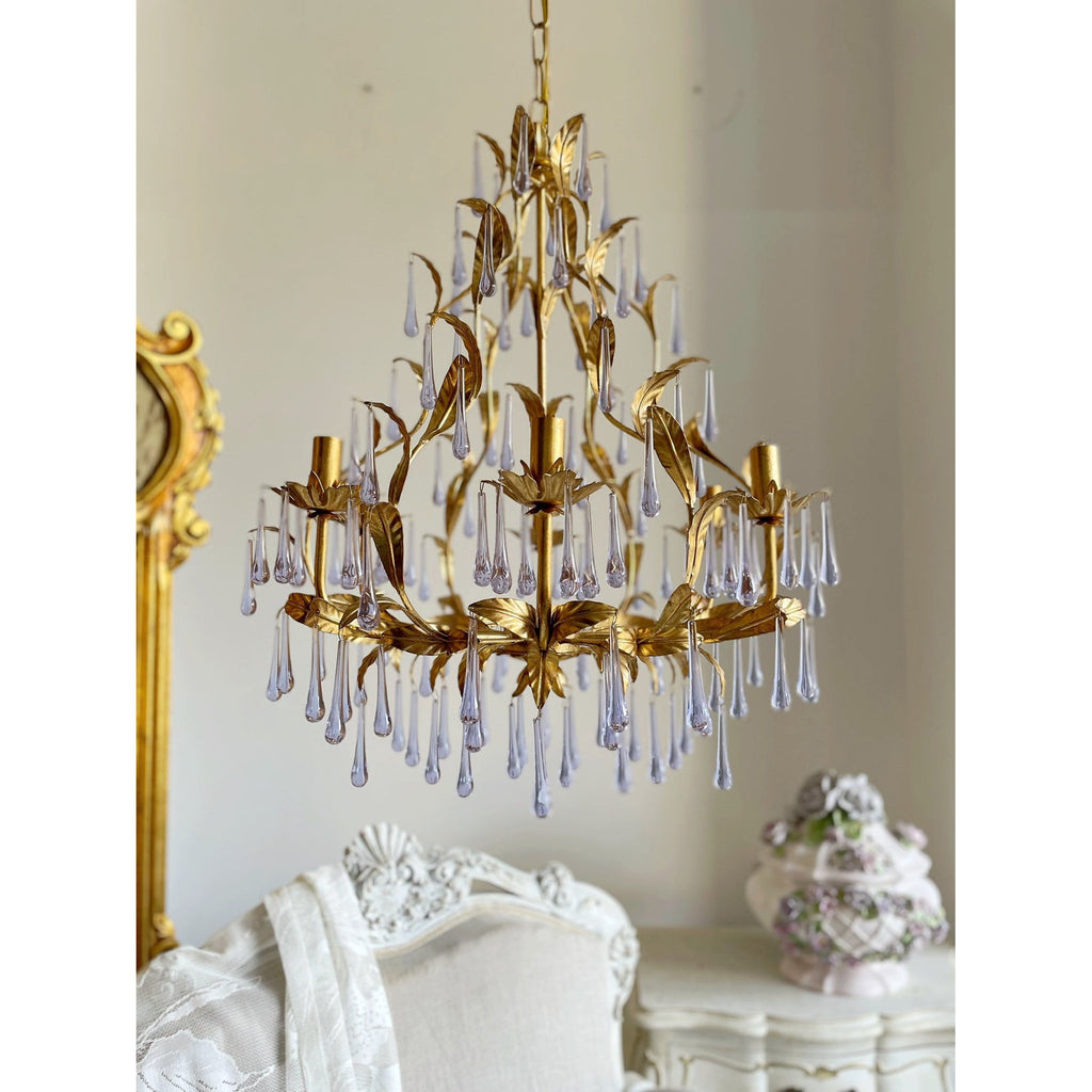 Ilvenel Lustre de Luxe en Verre Violet - Neutralighting