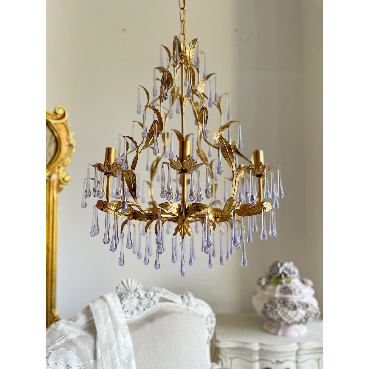 Ilvenel Lustre de Luxe en Verre Violet - Neutralighting