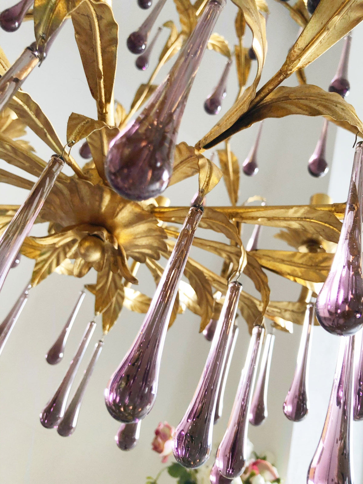 Ilvenel Lustre de Luxe en Verre Violet - Neutralighting