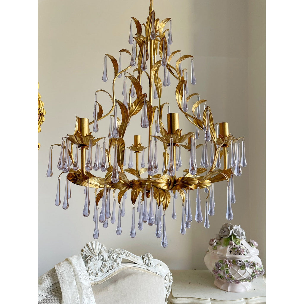Ilvenel Lustre de Luxe en Verre Violet - Neutralighting
