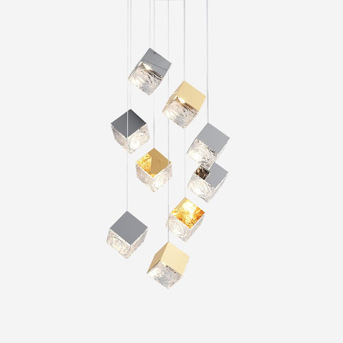 Arco Lustre Cubique Géométrique Artistique - Neutralighting
