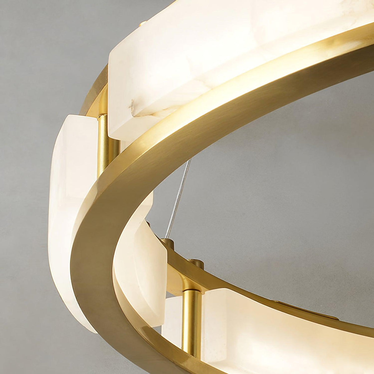 Symiria Luxe Albâtre Anneau Pendentif Lumière - Neutralighting