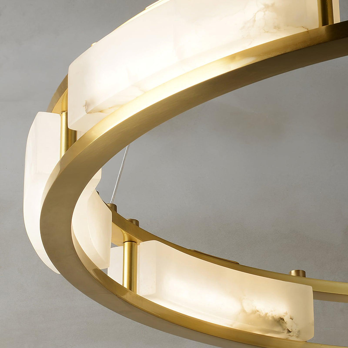 Symiria Luxe Albâtre Anneau Pendentif Lumière - Neutralighting