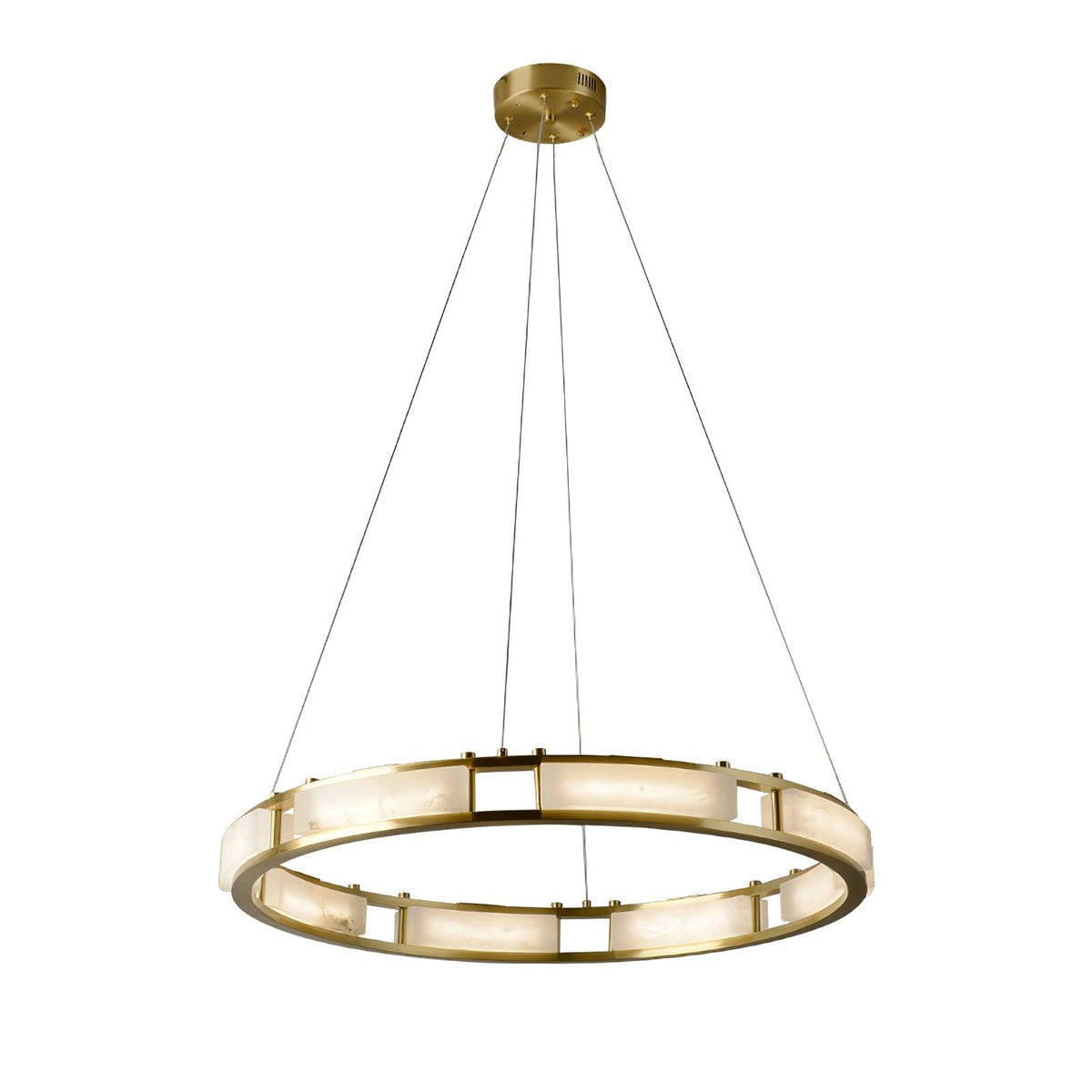 Symiria Luxe Albâtre Anneau Pendentif Lumière - Neutralighting