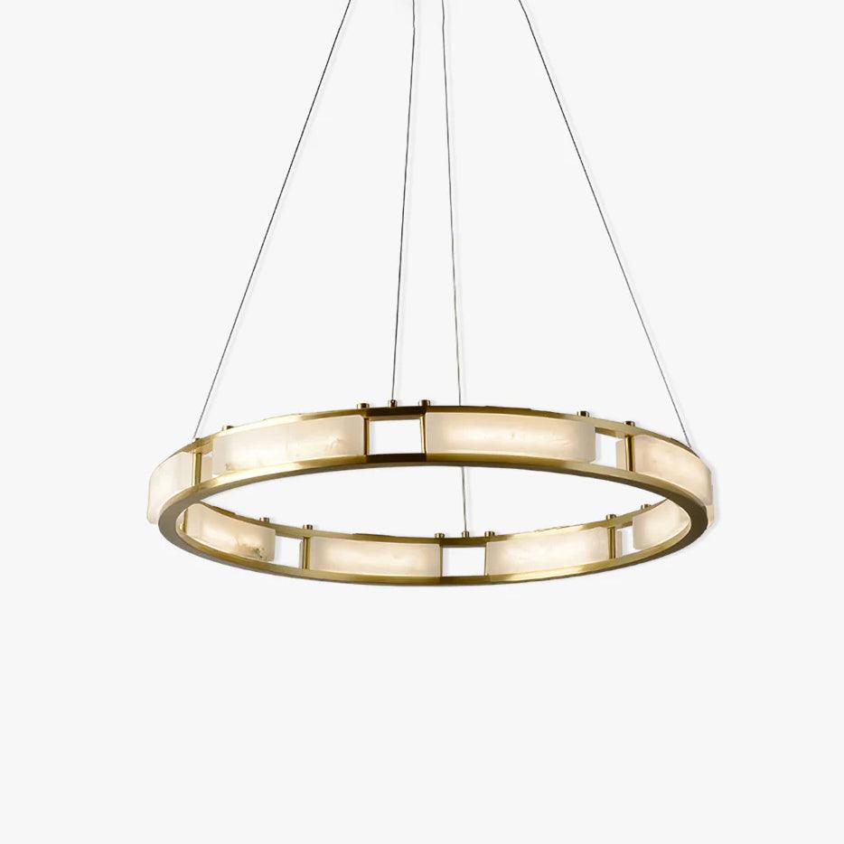 Symiria Luxe Albâtre Anneau Pendentif Lumière - Neutralighting