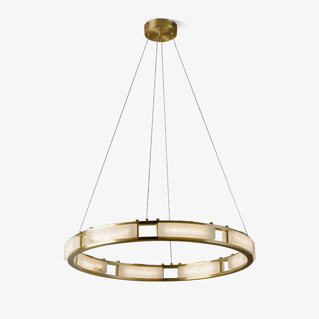 Symiria Luxe Albâtre Anneau Pendentif Lumière - Neutralighting