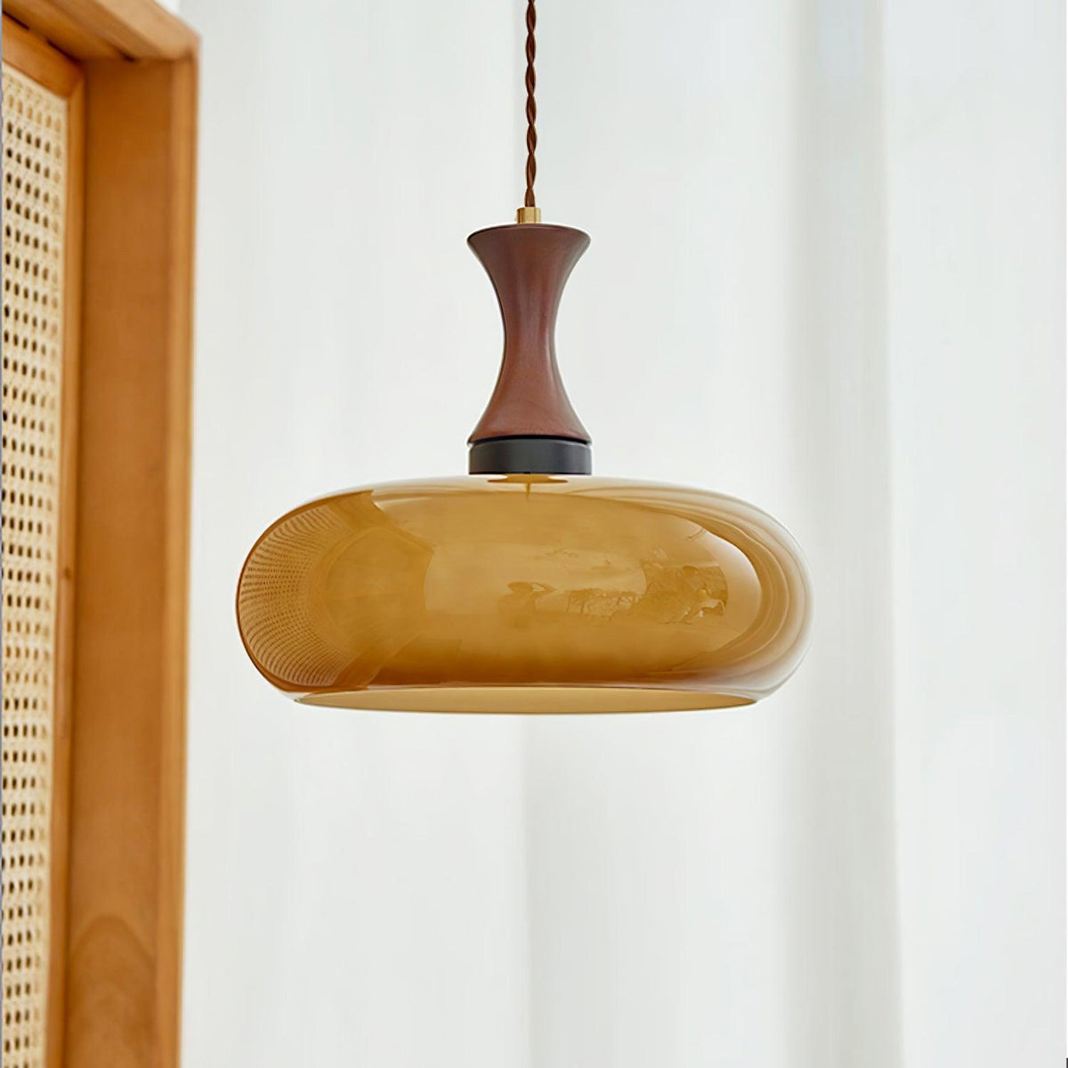 Cadenza Lampe suspendue rétro en bois - Neutralighting
