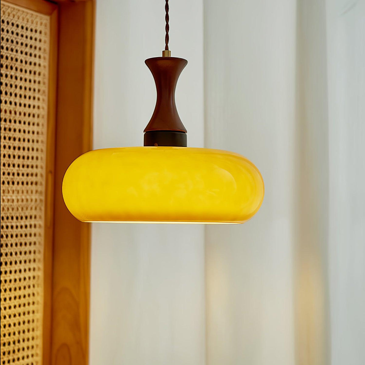 Cadenza Lampe suspendue rétro en bois - Neutralighting