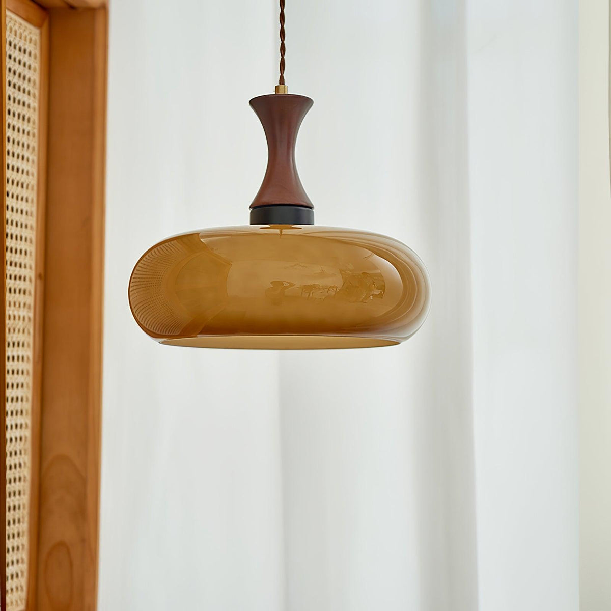 Cadenza Lampe suspendue rétro en bois - Neutralighting