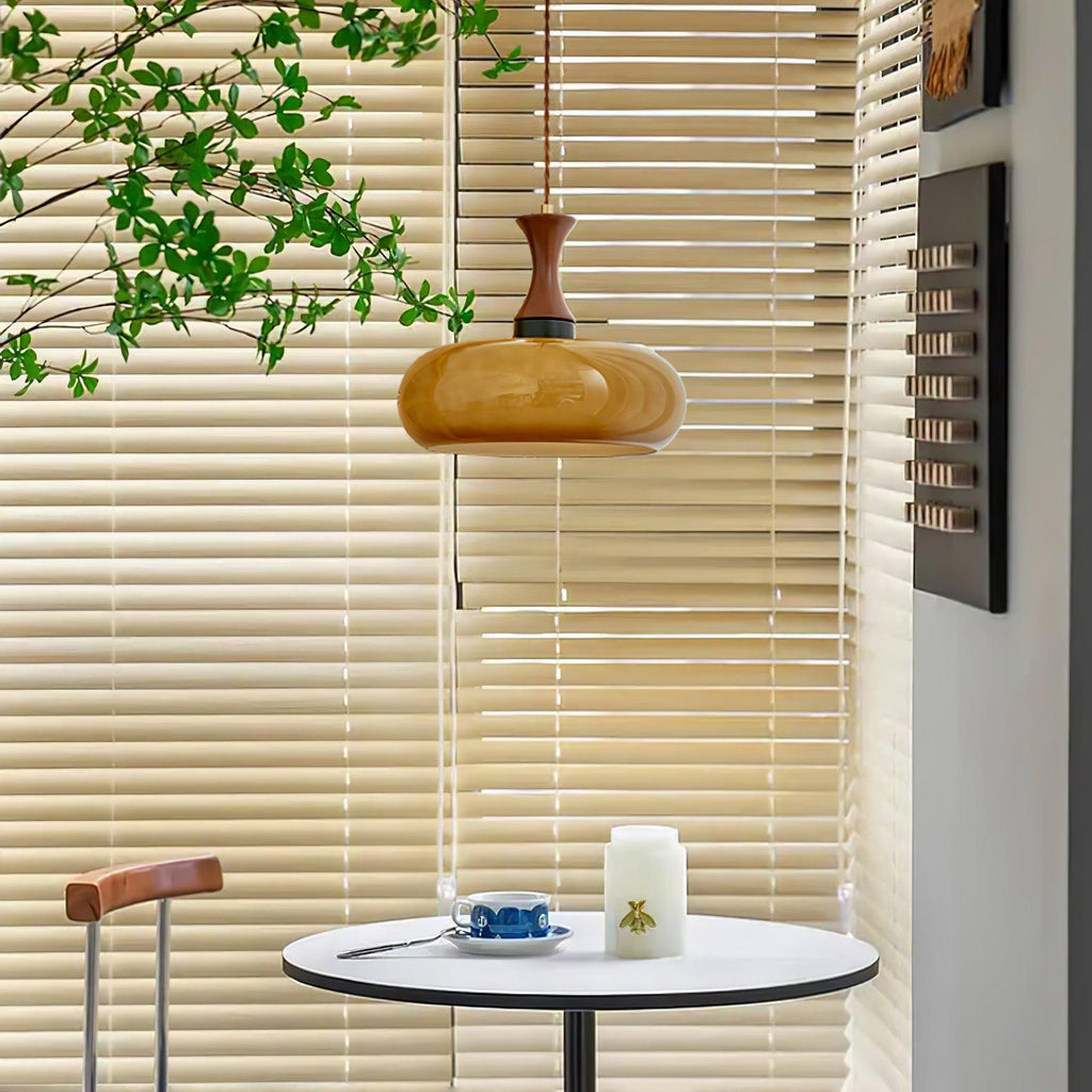 Cadenza Lampe suspendue rétro en bois - Neutralighting