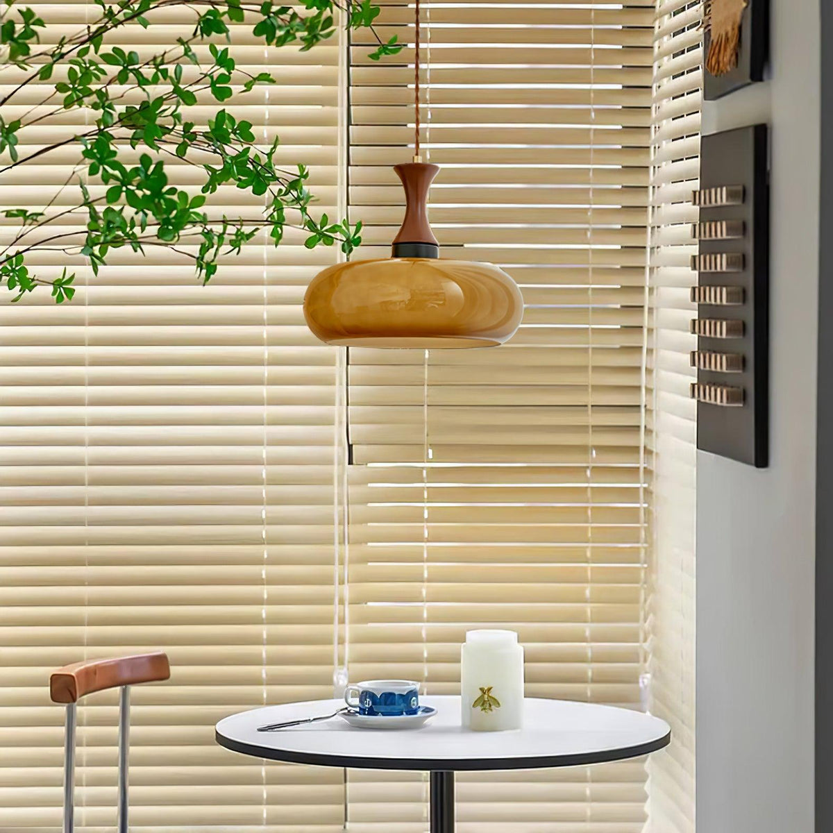 Cadenza Lampe suspendue rétro en bois - Neutralighting