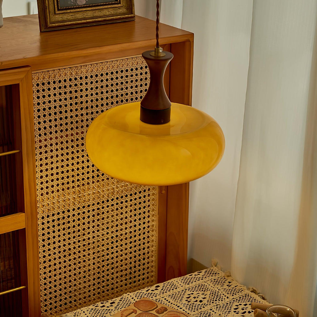 Cadenza Lampe suspendue rétro en bois - Neutralighting