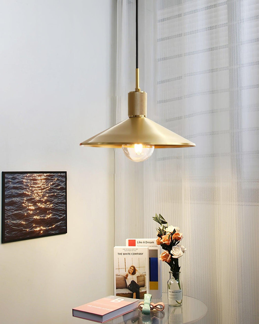 Quentin Suspension Laiton Cône - Neutralighting