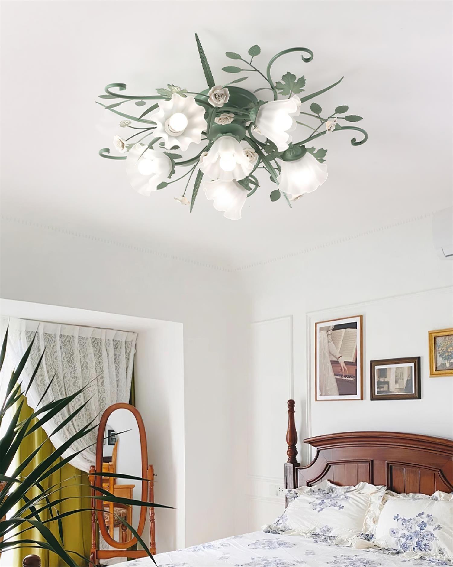 Nylirir Lampe de Plafond Classique en Céramique Art Unique - Neutralighting