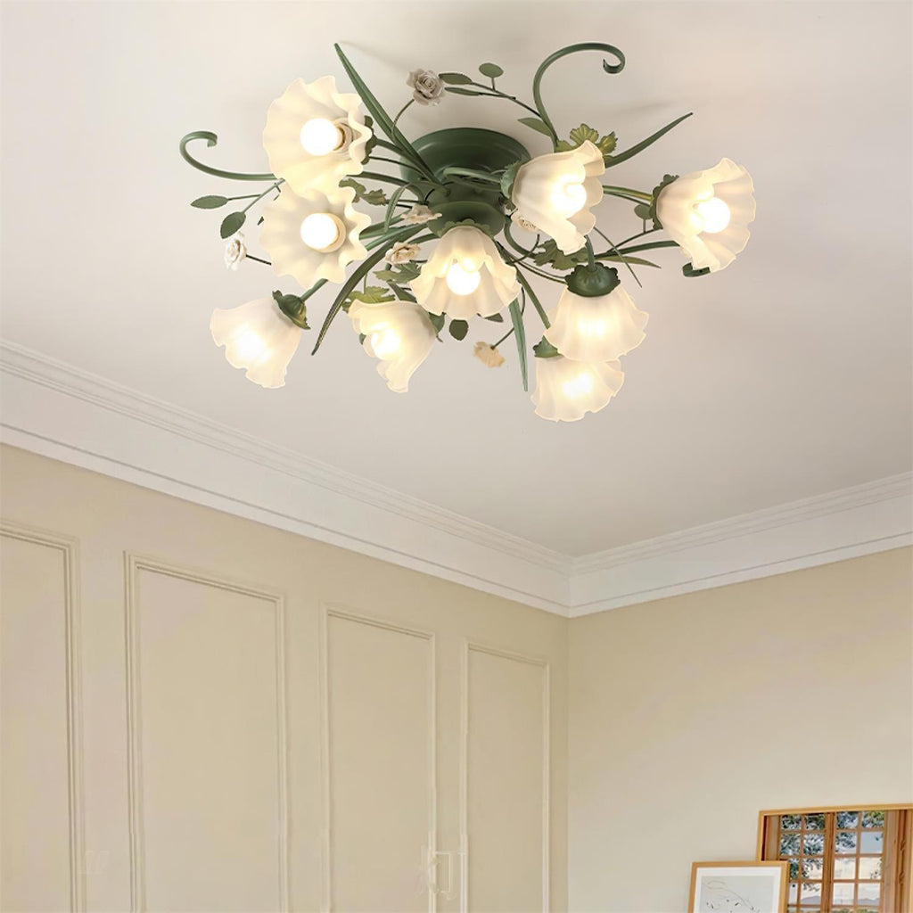 Nylirir Lampe de Plafond Classique en Céramique Art Unique - Neutralighting
