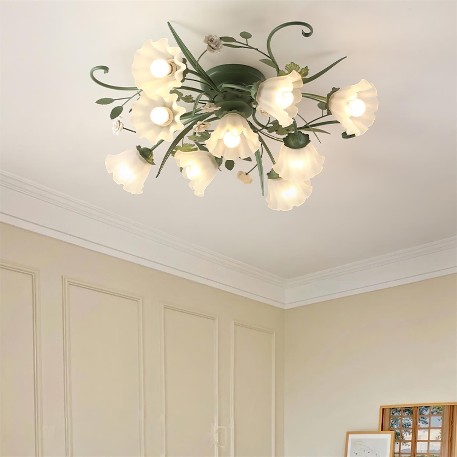 Nylirir Lampe de Plafond Classique en Céramique Art Unique - Neutralighting