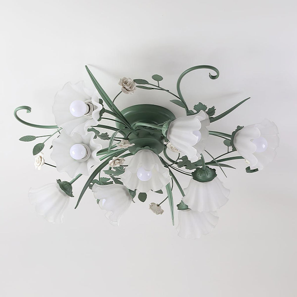 Nylirir Lampe de Plafond Classique en Céramique Art Unique - Neutralighting