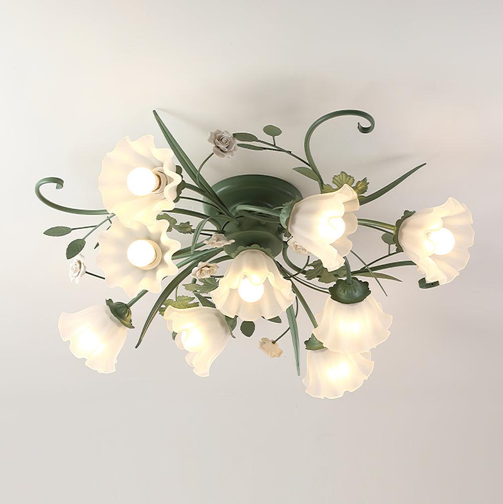 Nylirir Lampe de Plafond Classique en Céramique Art Unique - Neutralighting