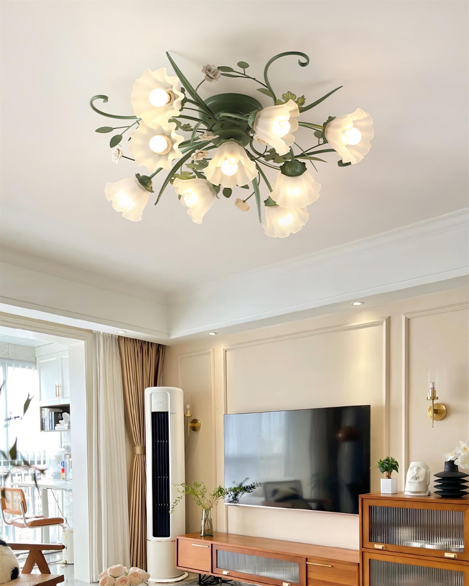 Nylirir Lampe de Plafond Classique en Céramique Art Unique - Neutralighting