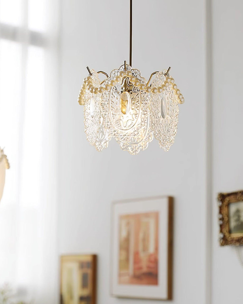 Elysia Lampe Suspension Abat-jour en Verre - Neutralighting
