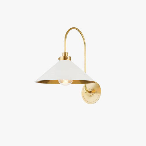 Helena Applique Murale Intérieure Vintage en Laiton - Neutralighting