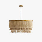 Odette Lustre en Bois et Perles de Noix de Coco - Neutralighting