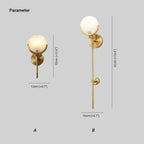 Bravi Applique Murale en Laiton et Albâtre - Neutralighting