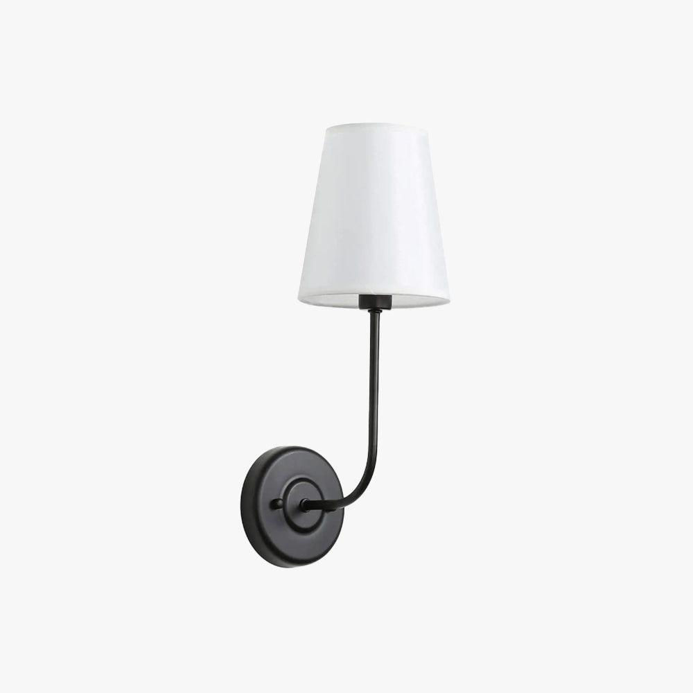 Arisha Moderne Métal Tissu Intérieur Applique Murale Salon - Neutralighting