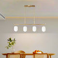 Valentina Moderne Cuivre Verre Linéaire Lustre Salon - Neutralighting