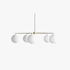 Valentina Minimaliste LED Bulle Verre Métal Lustre Salon - Neutralighting