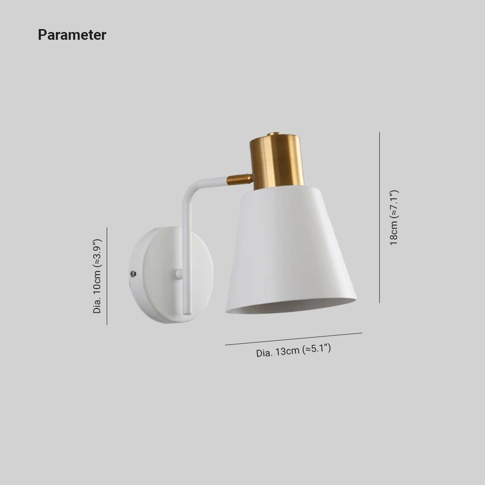 Arisha Industriel LED Métal Intérieur Applique Murale Salon - Neutralighting