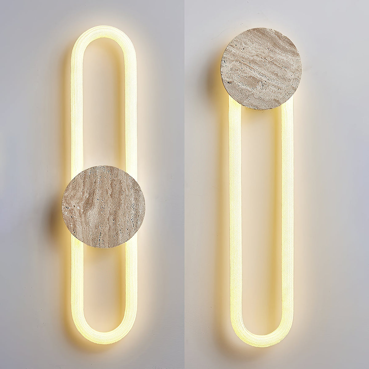 Avynor Applique Murale et Minimaliste en Travertin - Neutralighting